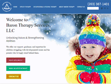 Tablet Screenshot of barontherapy.com